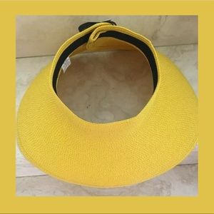 Yellow Sun Visor by Laura Ashley (RARE)